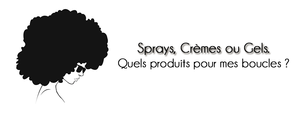 visuel sur les produits pour cheveux bouclés