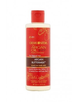 CREME OF NATURE ARGAN OIL MOISTURE RECOVERY LEAVE – IN CURL MILK 8 OZ