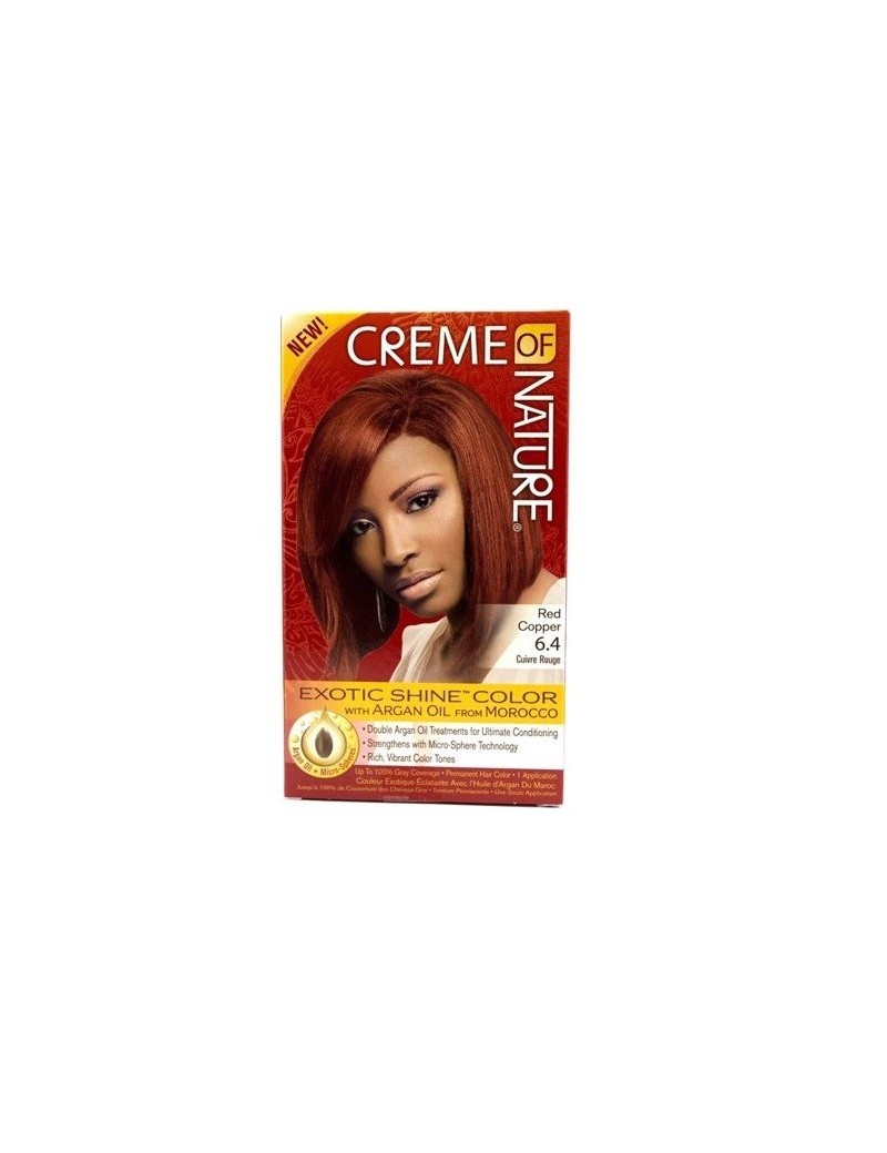 CREME OF NATURE GEL HAIR COLOR 6.4 RED COPPER 