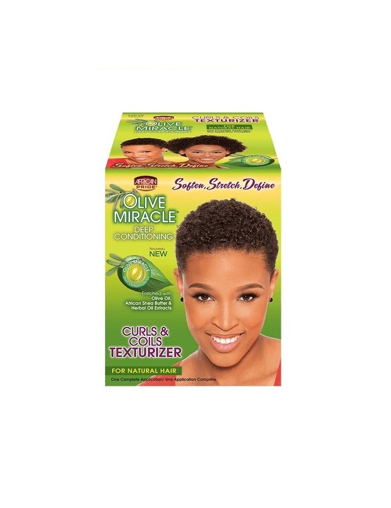 AFRICAN PRIDE OLIVE CURL & COIL TEXTURIZER KIT 